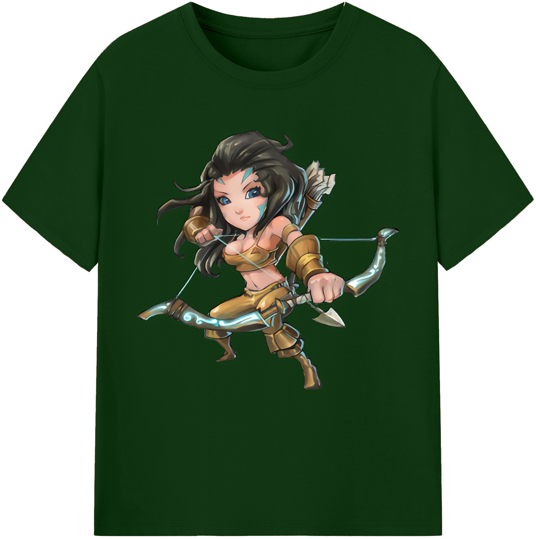 リーグ・オブ・レジェンド League of Legends LOL 綿100％半袖Tシャツ（フロントプリント）